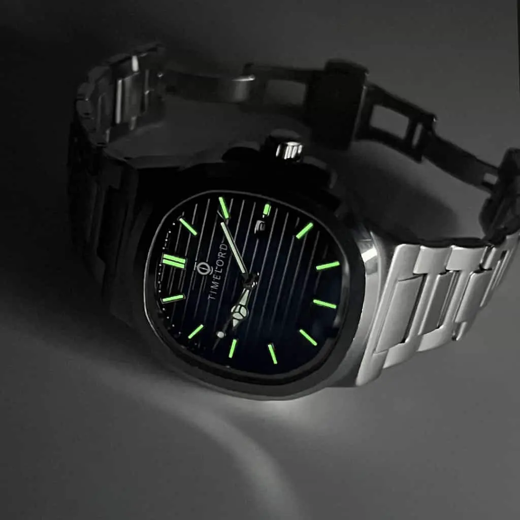 TIMELORD 2066 Jam Tangan Pria Anti Air Cowok Original Stainless Steel Keren Keemasan Men Watches - Gambar 3