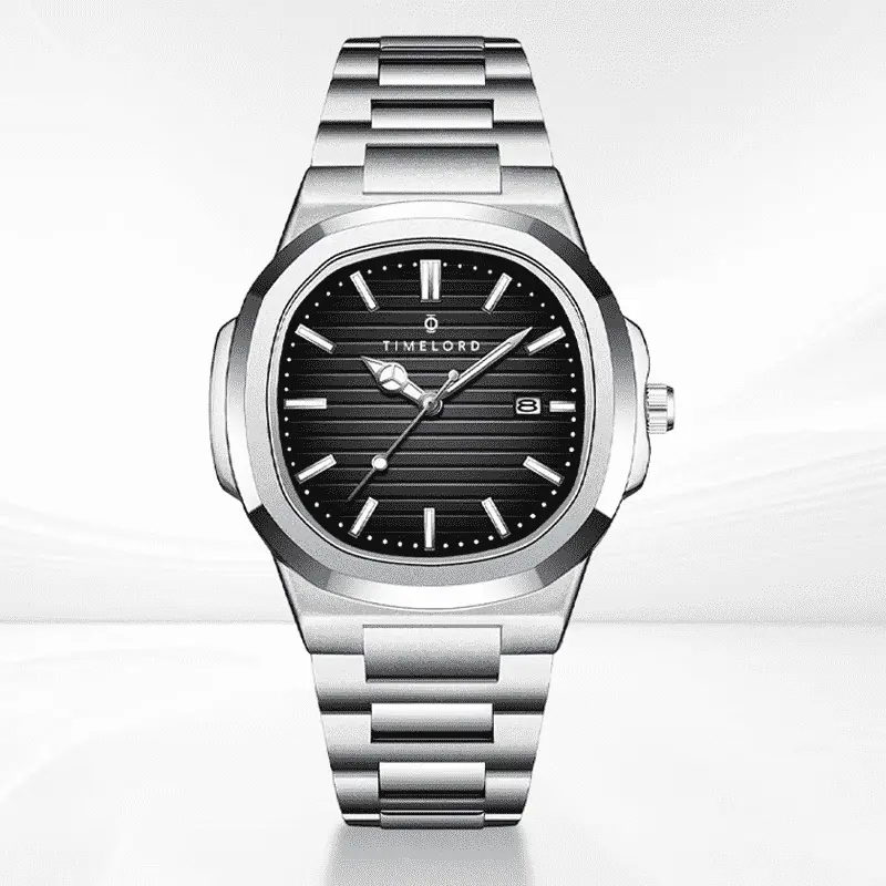 TIMELORD 2066 Jam Tangan Pria Anti Air Cowok Original Stainless Steel Keren Keemasan Men Watches - Gambar 4