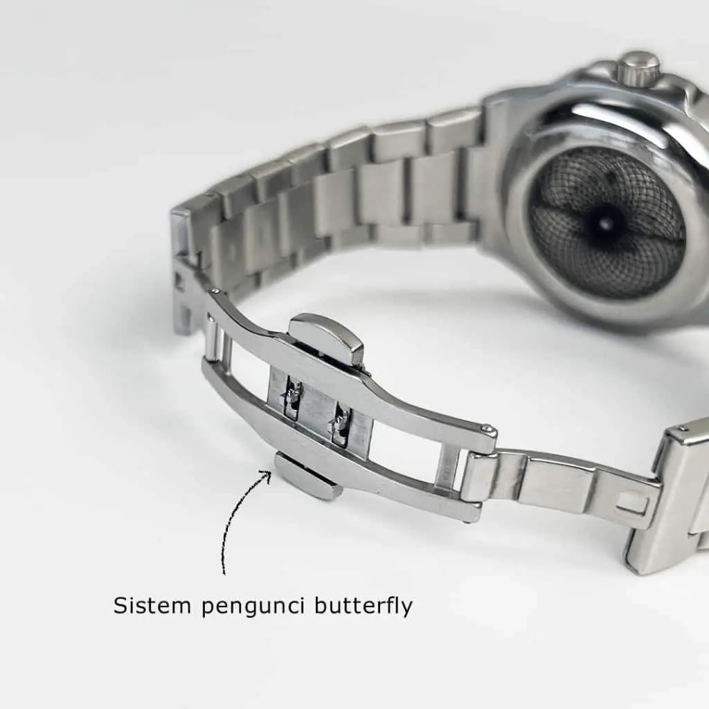 TIMELORD 2066 Jam Tangan Pria Anti Air Cowok Original Stainless Steel Keren Keemasan Men Watches - Gambar 8